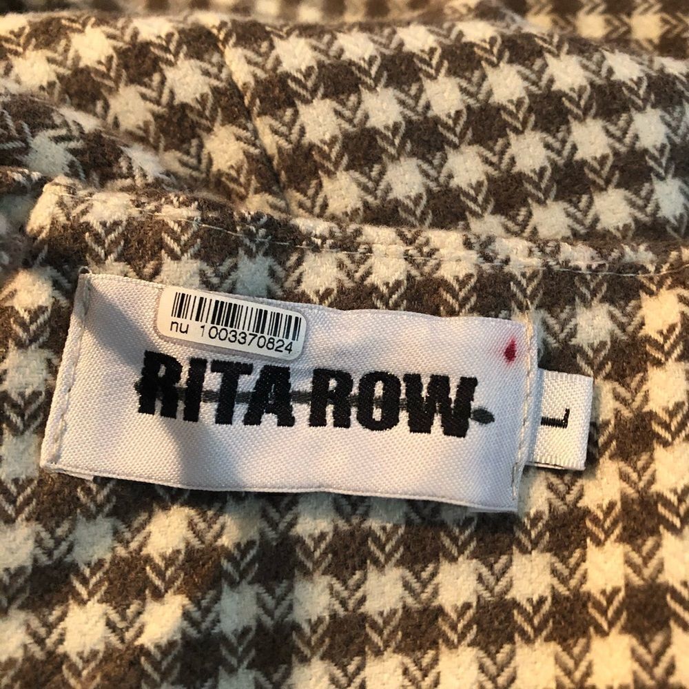 NWOT Anthropologie Rita Row Gingham  Dress size L - Picture 7 of 8